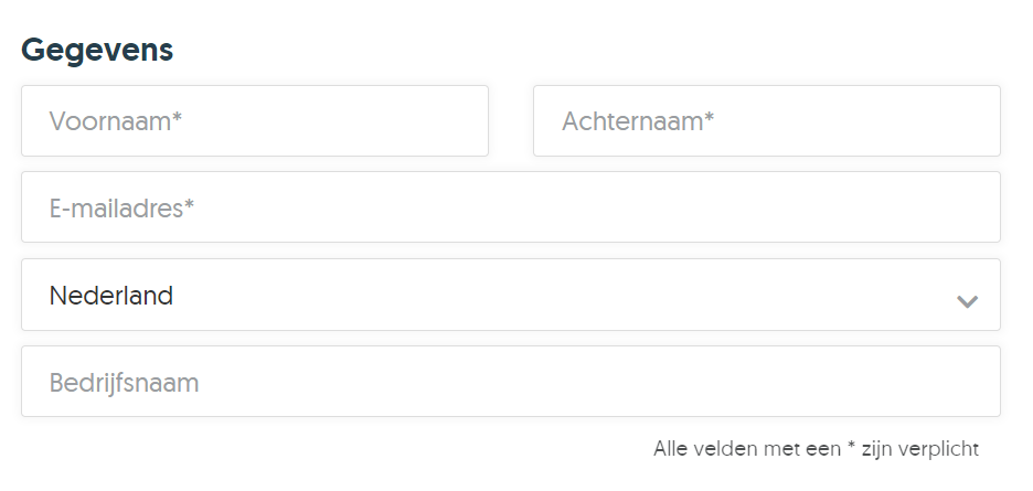 Betaalpagina maken met weinig afleiding