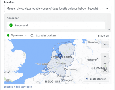 Geografische instellingen