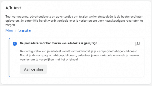 A/b testing advertenties
