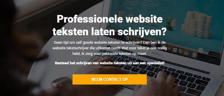 Professionele website teksten laten schrijven
